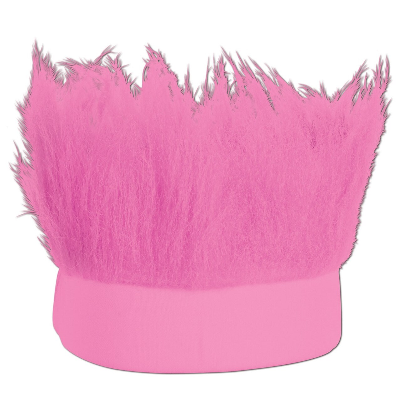 Beistle Club Pack of 12 Pink Decorative Party Hairy Headband Costume Accessory